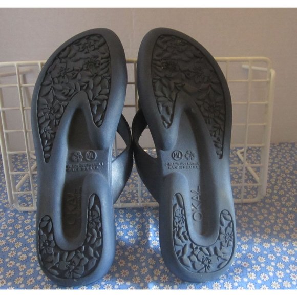 OkaB Sandy flip flips size ML 8-9 - Picture 6 of 8
